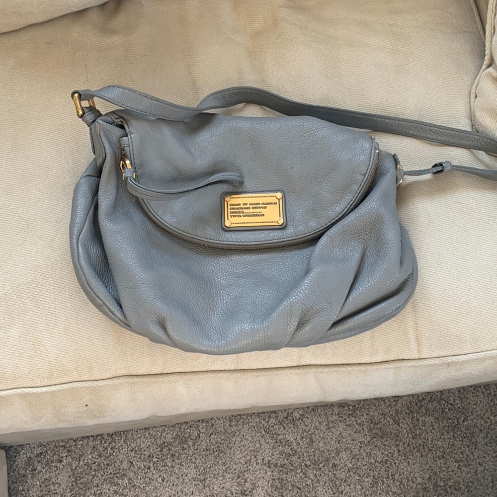 Gray crossbody Marc Jacobs bag